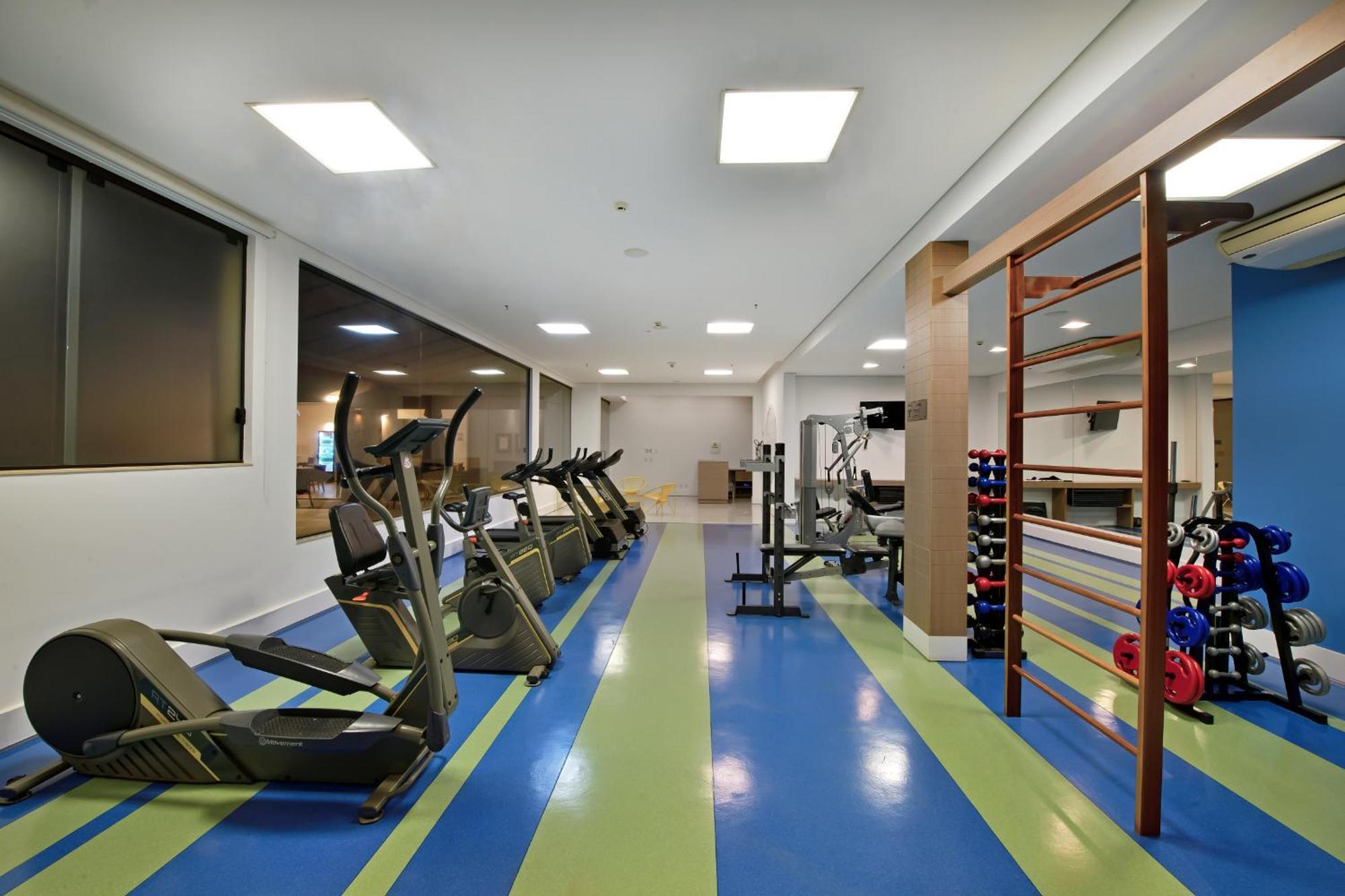 Hotel Mont Blanc Premium Ribeirão Preto Esterno foto The gym at the hotel